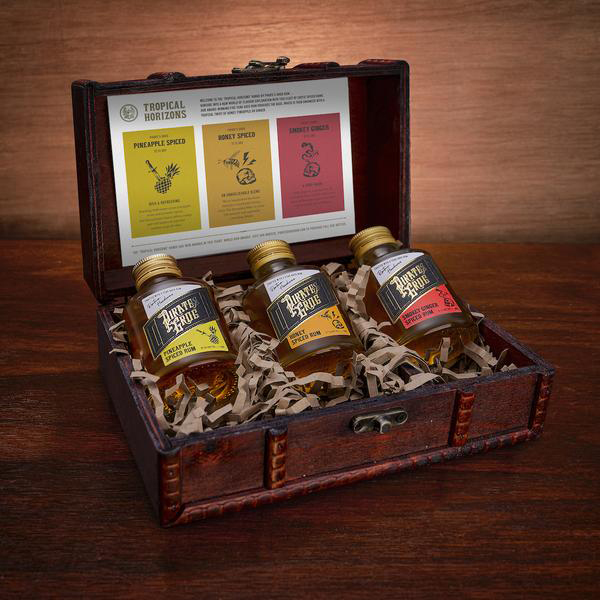 Pirates Grog Rum Miniature Chest